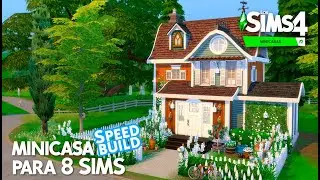 Minicasa para 8 SIMS!!! 😱 LOS SIMS 4  MINICASAS 🏠 || Speed Build || miriamslowly