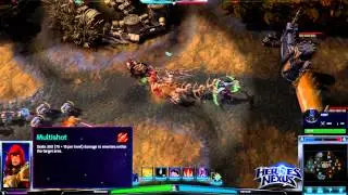 Demon Hunter (Valla) Abilities Preview - Heroes of the Storm Alpha