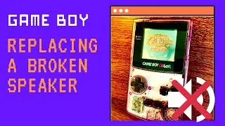 How to Replace the Speaker on a Nintendo Game Boy: Basic Repair Tutorial