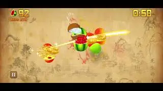 Fruit Ninja Christmas theme! | + more gameplay