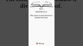 🐇 Unclean Coney? 🤔 Leviticus 11:5 Explained! #Bible #Mystery