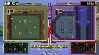 Hybrid Major Glitches Jul 05 2021. ALTTP Randomizer Daily Race