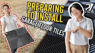 Preparing to Install Garage Floor Tiles