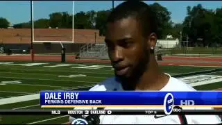 Sept 5, 2013   Perkins Running Back Dale Irby