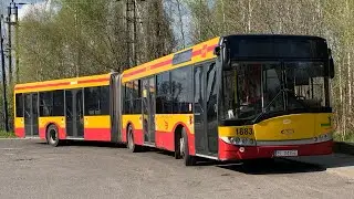 ♪ VOITH i TURBO ♪ Solaris Urbino 18 III BTS #1883 [*] - MPK Łódź linia 96C 🚌