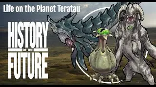 Drawing Aliens for my World building Project! History of the future: Life on Teratau!
