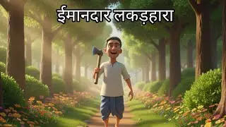 Imaandar Lakkadhara | ईमानदार लकड़हारा | #ImaandarLakkadhara#MoralStoryForKids#KidsAnimatedStory