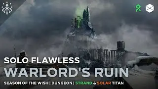 Solo Flawless Warlord's Ruin Dungeon (Titan) [Destiny 2]