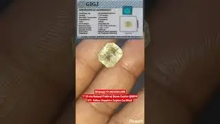 Pukhraj Stone Ceylon पुखराज रत्न  Yellow Sapphire Natural certified #sapphire #astrology #shorts