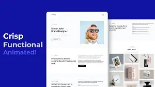 Fully Functional Responsive Personal Portfolio Website Design