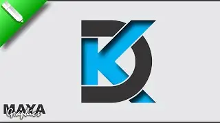 D K Logo Design in Coreldraw   Professional Logo Design in Coreldraw