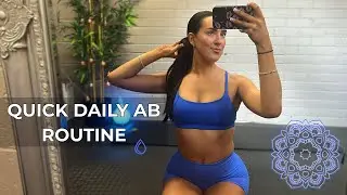 Flat Stomach Daily Routine | Quick Ab Workout You Can Do Anywhere | 4K Pilates