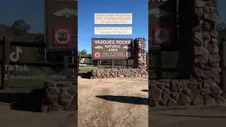 Vazquez Rocks Natural Area Park Hike In Agua Dulce, CA!