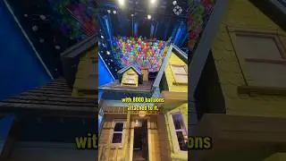 This UP house ACTUALLY goes UP in the sky! #up #airbnb #disney #pixar #ign #travel