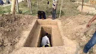 চাপাতলী নিবাসী নতুন কবর খনন চাপাতলী কবরস্থান 🤲🤲মহিলা মানুষ 🤲