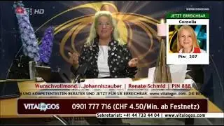 Renate Schmid bei Vitalogos 2.6.2017 - Nachtsendung mit Meditation