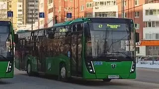 Поездка на автобусе НефАЗ-5299-40-52 | У 546 МН 196 | маршрут 47 | Екатеринбург 