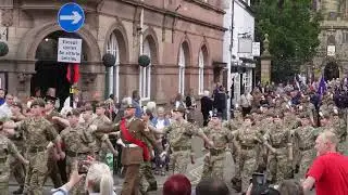 Wrexham's D-Day 80th anniversary commemoration march