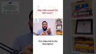 Why FMG students fail MCI exam? || DOCTOR DOCTOR SHORTS || #mbbsabroad #fmgexam #mciexam