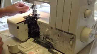 Janome 888 serger - how to thread