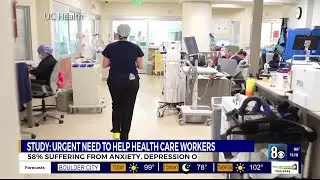 STUDY: Urgent need to help healthcare workers suffering from anxiety, depression or P.T.S.D