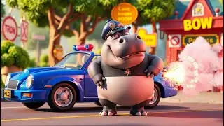 The Broken Police Car and the Invisible Animal | Mystery Song for Kids | Fun Story Rhyme