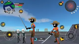 Stickman Superhero #25 Balcony Massacre | Vegas Simulator