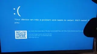 Blue screen of death bsod