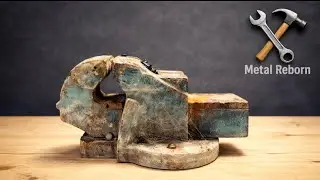 I Restored This Old Rusty Bench Vise | Incredible Restoration