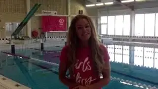 Inge de Bruijn voor Schaatsen en Zwemmen voor Water