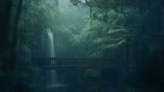 10 Hours of Gentle Rainfall in Nature | Soothing Cabin Ambience Sleep & Focus