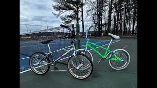 Reklamation Bikes vs Haro Lineage Game of Bike 53 year old edition.Bmx Flatland old school freestyle