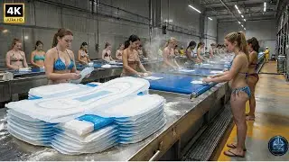 How Menstrual Pads Are Made in Factory | Modern Sanitary Pad Production
