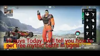Get Free Mythic headgear & outfit in Bgmi / Pubg. 😱