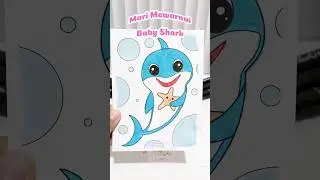 #mewarnaidenganspidol #babyshark #babysharkvideo #cute #kawaii #shortvideo #shortsvideo #short