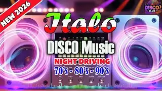 Driving Music Italo Disco | Retro Disco Night Drive 🌆 80s Euro Classics for Highway Nights