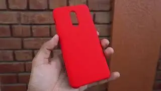 OnePlus 6T Official Cases - Sandstone and Red Silicone Case