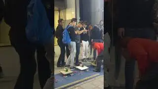 How to win the Bottle Stand Challenge? Bottle Up Game in Taipei, Taiwan. Street Game Challenge.