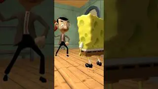 Mr. Bean Destroys the Krusty Krab #mrbean #shorts