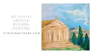 Oil Pastel Grecian Painting