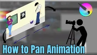 How to Pan Camera in Krita Animation #art #animation #krita #drawing