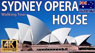【4K】WALK Sydney Opera House 4k video Walking Tour On A Rainy Day | Opera House | Nomadic Traveller