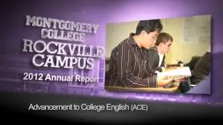 Montgomery College Rockville Campus 2012 Annual Report