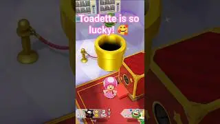 Toadette winning the raffle! (Super Mario Party Jamboree) #shorts