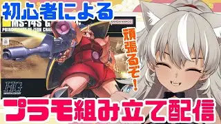 【プラモ組み立て/初心者】福袋で当たったシャア専用ゲルググを組み立てる！【 灰音シャル/個人勢 】