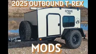 Outbound T-Rex Square Drop Trailer with My Mods! #overlanding #camping