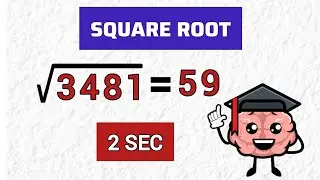 Find the square root of numbers Quickly/ without calculator 
