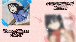 YOUNG MIKASA of AOT Digital Art Tutorial II MIKASA x IbisPaintx II LeanArtStyle
