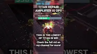 Ao Ming is the most fragile titan in the game, but titan RA makes it a tank?? #warrobots #wr #shorts