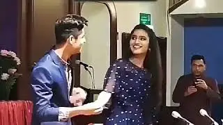 Priya prakash varrier dancing in   roshan abdul birth day party